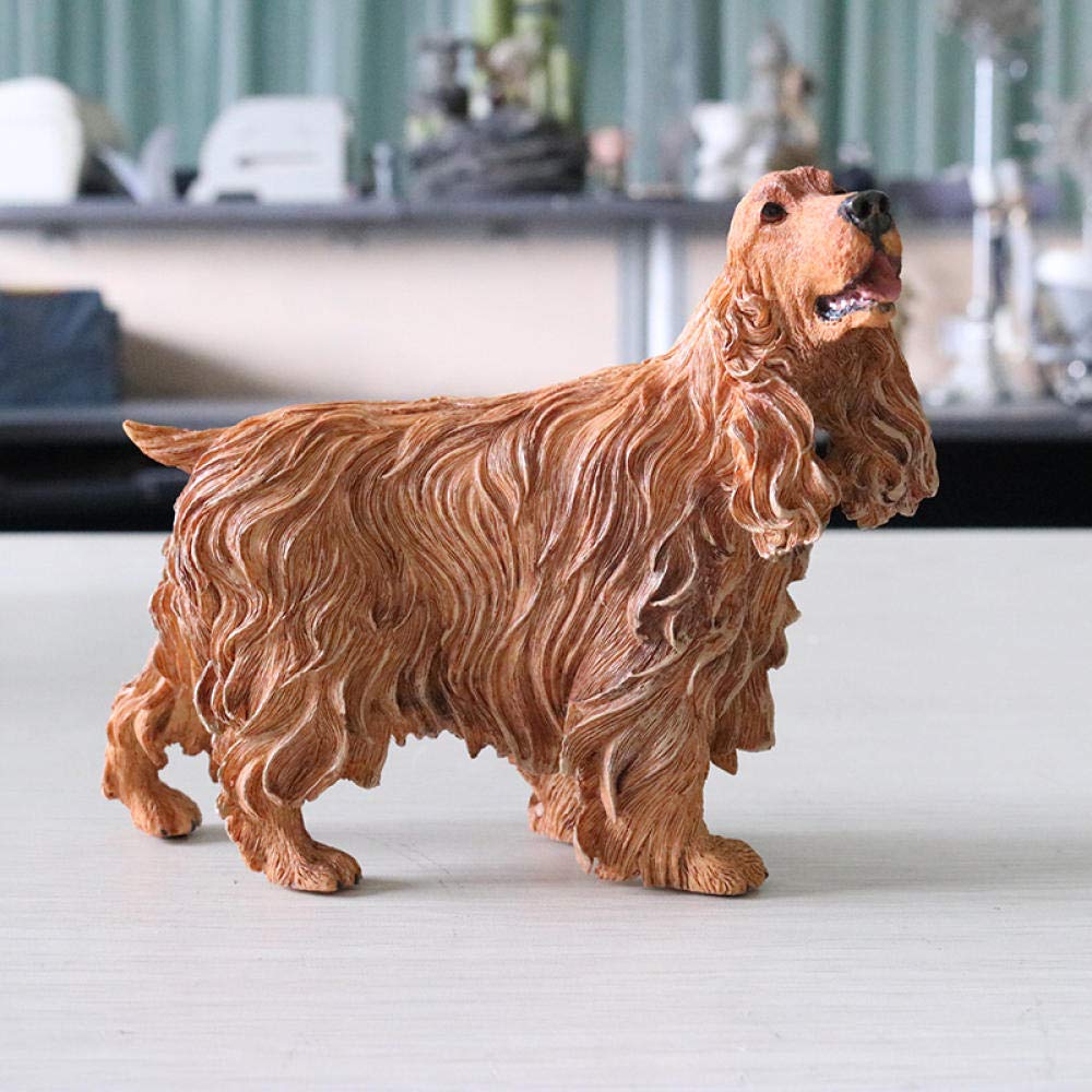 Pot Buddies Cocker Spaniel Bronzo - Ornamento Per Vasi E Fioriere - Decorazione Fatta A Mano Resistente Al Gelo - Regalo Originale