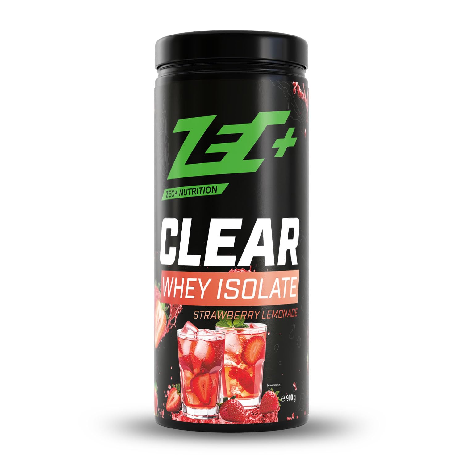Zec+ Clear Whey Isolate (900g) Fraise - Protéines - Protéines claires