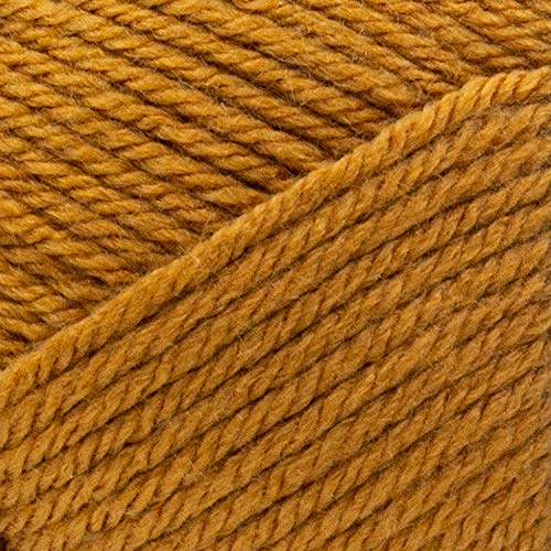 Image of Lion Brand Yarn Basic Stitch Anti-Pilling Yarn for Crocheting, Knitting, and Crafts, Honey, 3 Pack