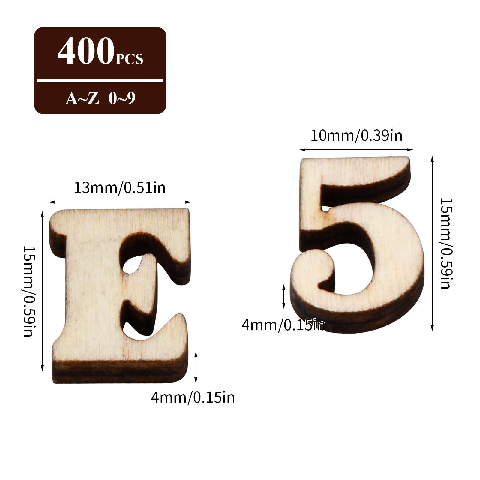 Lot De 200 Lettres En Bois - Scrabble - Puzzle En Bois De A À Z - Pour