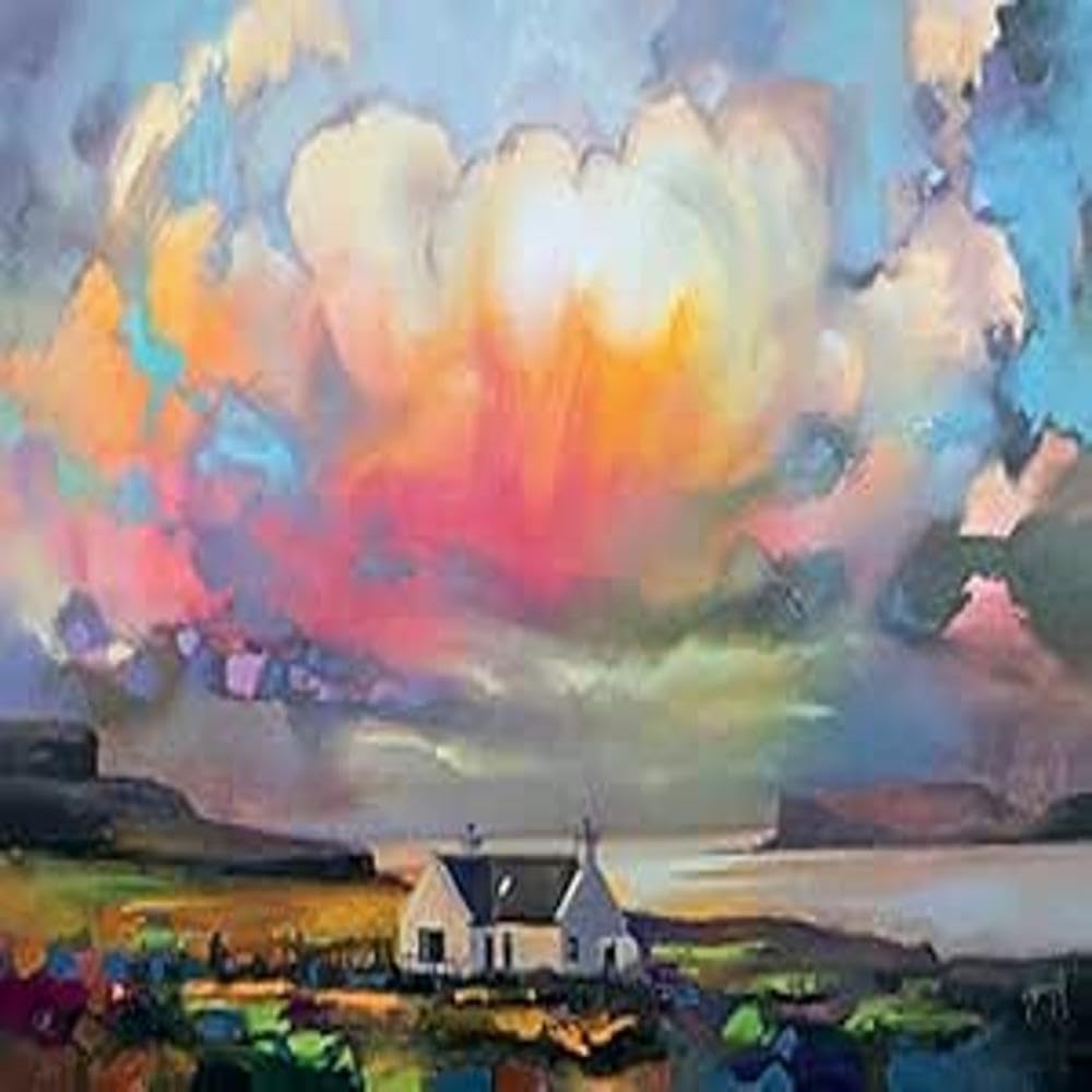The Art Group S.Naismith Duirinish Skye Canvas Print, Cotton, Multicolour, 85 x 120 x 1.3 cm
