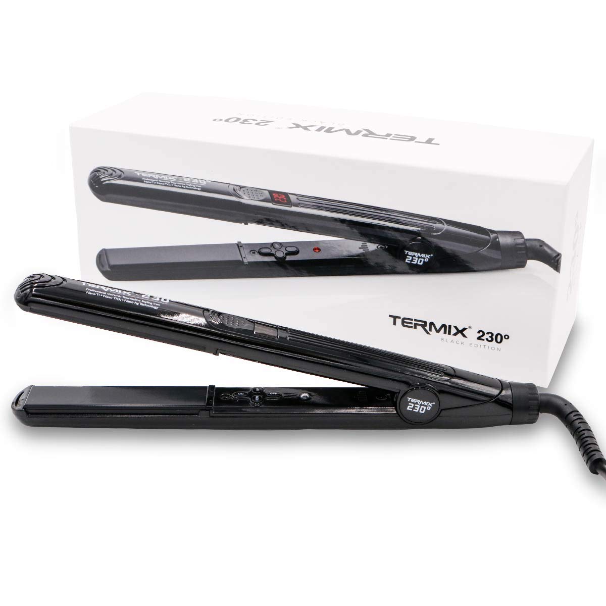 Termix 230º Black Edition Hair Straightener -Ceramic Plates, Red  Touchinnovative and Ionic Technology Controlling The Hair Ions,  P-PCH-TX230N: Buy Online at Best Price in UAE - Amazon.ae
