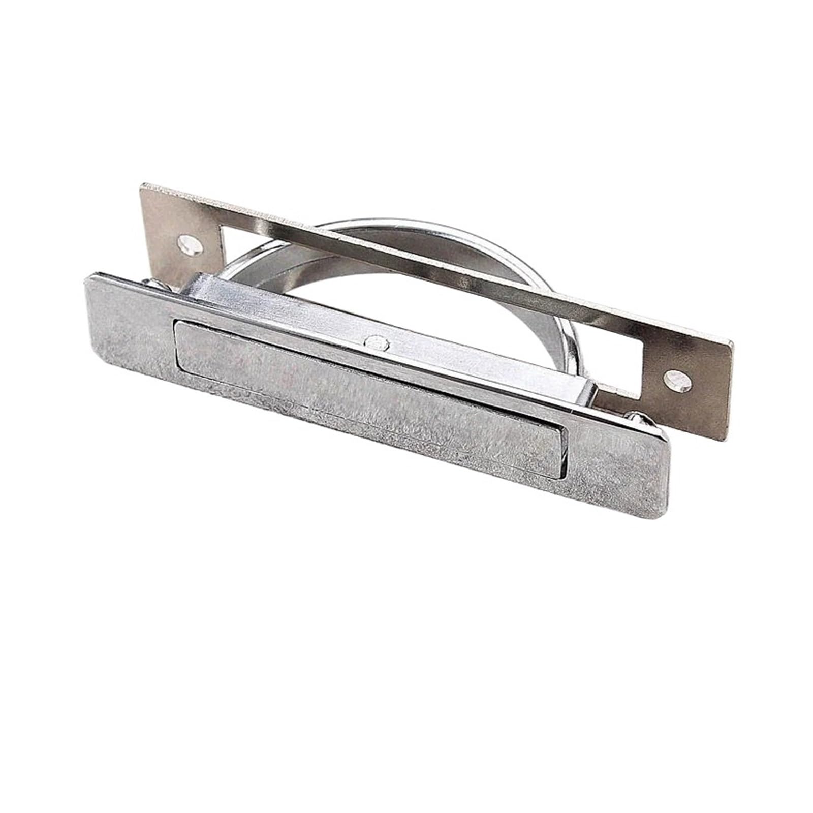 Chtkagv Bright Chrome Recessed Tatami Door Handles Zinc Alloy Embedded Pulls