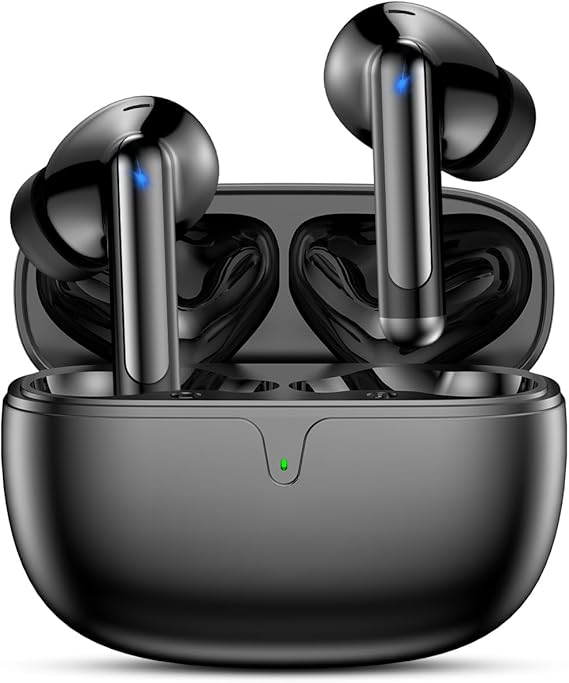 Fones de Ouvido Bluetooth 5.3 Fones de Ouvido Sem Fio 42 Horas de Reprodução Fones de Ouvido Esportivos com IPX5 à Prova d'Água Fones de Ouvido de Graves Profundos para iOS Android, Preto Menor preço em Fones de Ouvido Bluetooth 5.3 Fones de Ouvido Sem Fio 42 Horas de Reprodução Fones de Ouvido Esportivos com IPX5 à Prova d'Água Fones de Ouvido de Graves Profundos para iOS Android, Preto