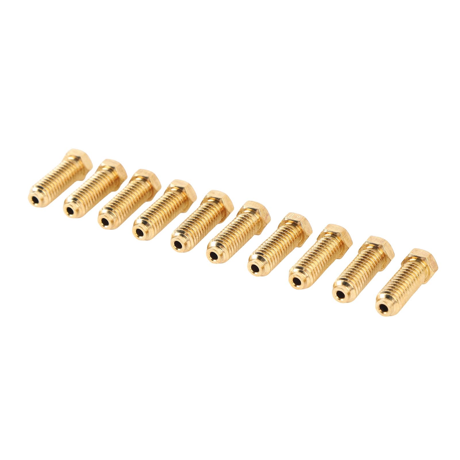 Cocoarm Boquilla de Latón para Impresora 3D, Kit de Boquilla Hotend Duradera para 3 Combos, Compatible con Múltiples Filamentos y Altas Temperaturas (0,2 mm)