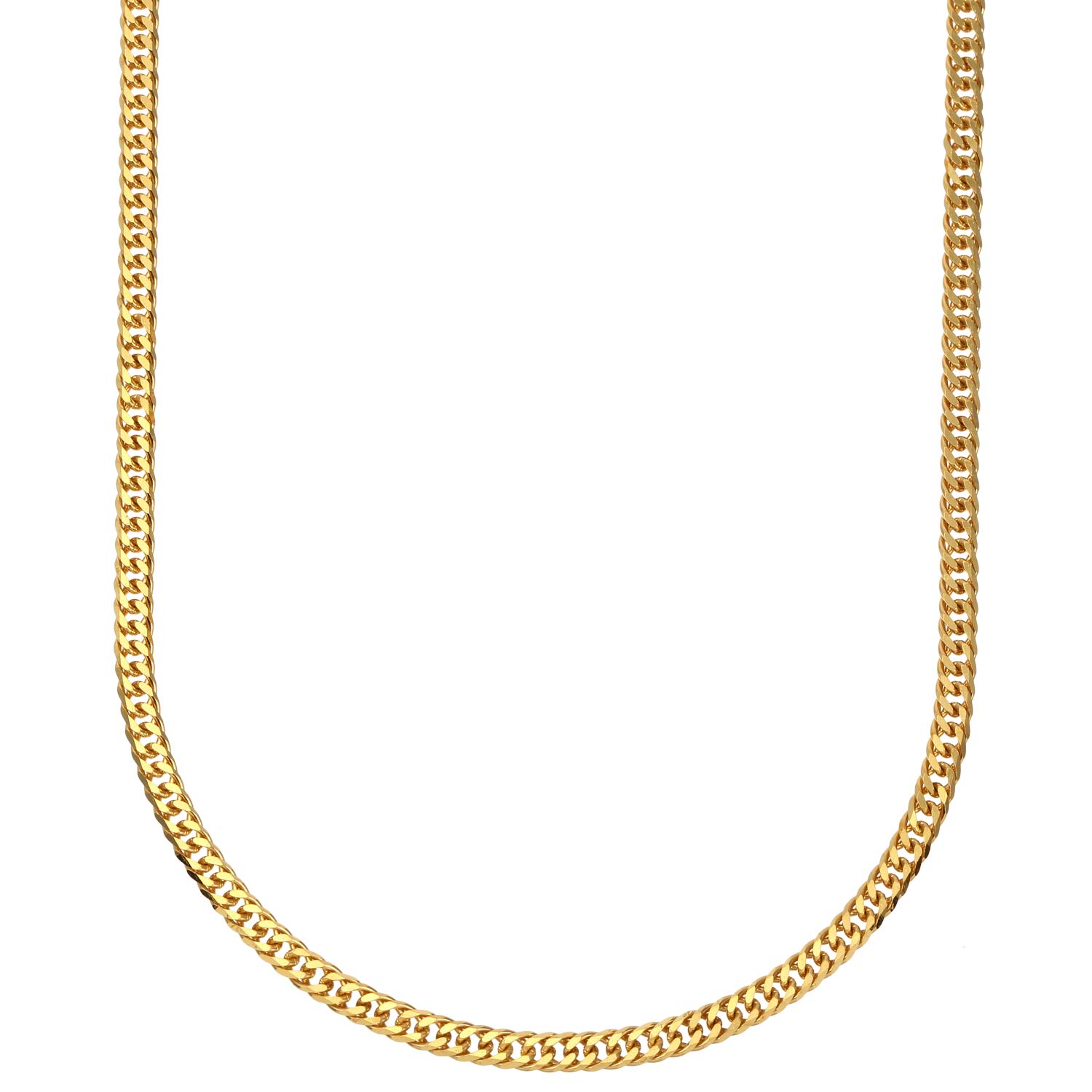 Amazon | [フェアリーカレット] 24金ネックレス K24 6面W喜平チェーン