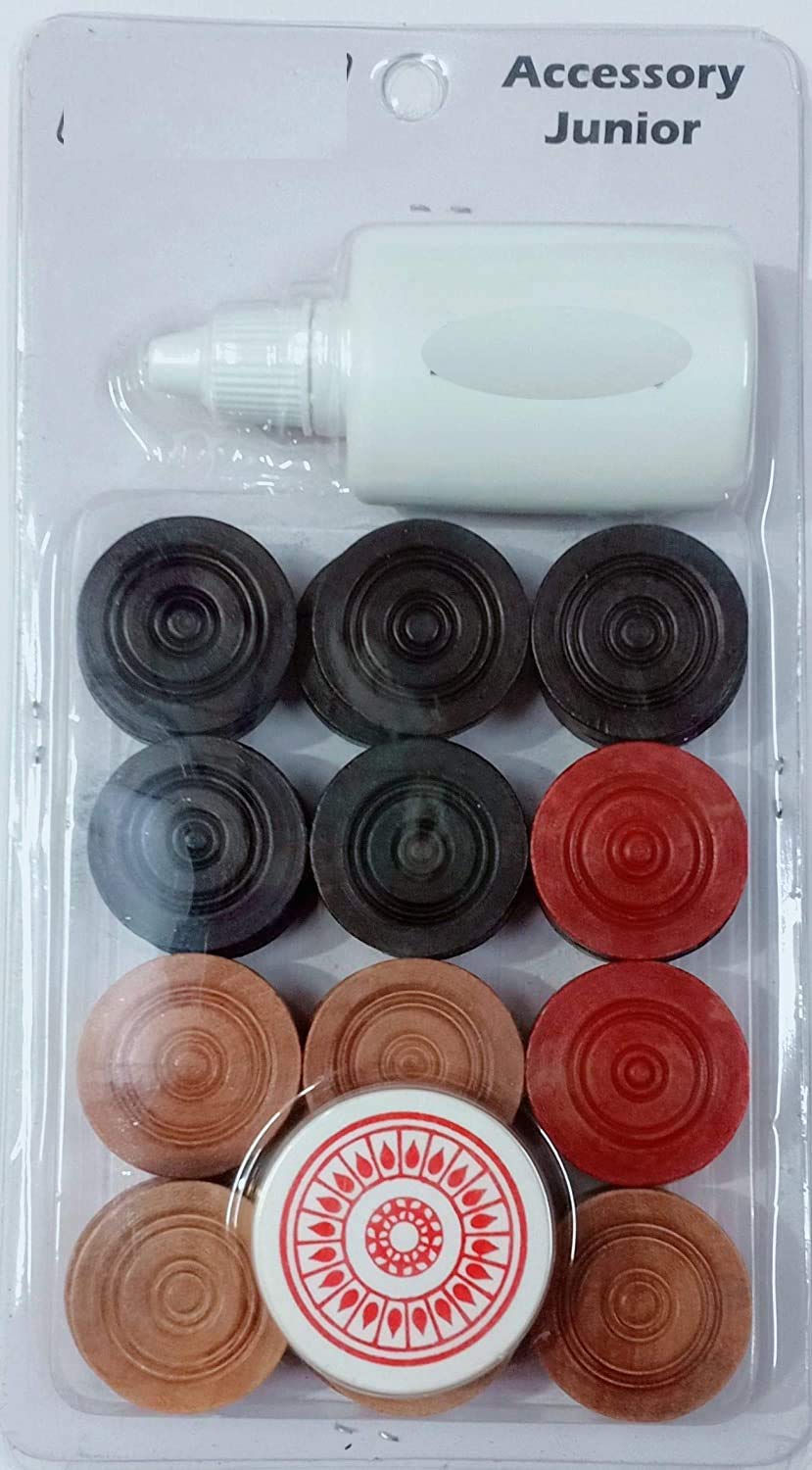GYMNCO Premium Wooden Carrom Combo 1 Set Coins , 1 Acrylic Strikers, 1 Powder, Adults (B08V8V6C59) Amazon Price History, Amazon Price Tracker