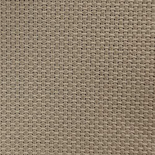 Image of 12 inch x 59 inch 14CT Counted Cotton Aida Cloth Cross Stitch Fabric (Khaki)