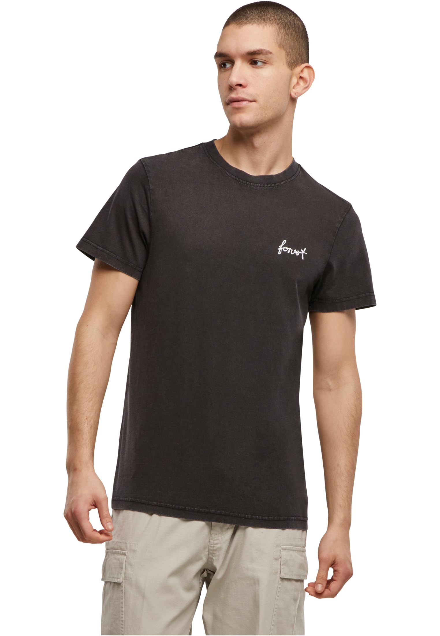 Forvert Men's T-Shirt Roundneck Palmdal, Black, XL