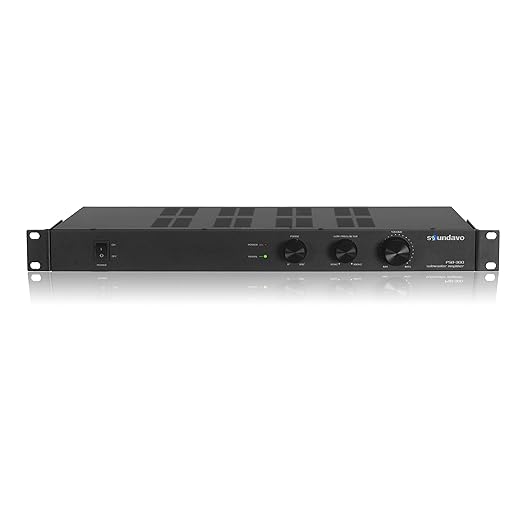 PSB-300 Class D Subwoofer Amplifier with Crossover/Phase Control 300W Max / 150W RMS