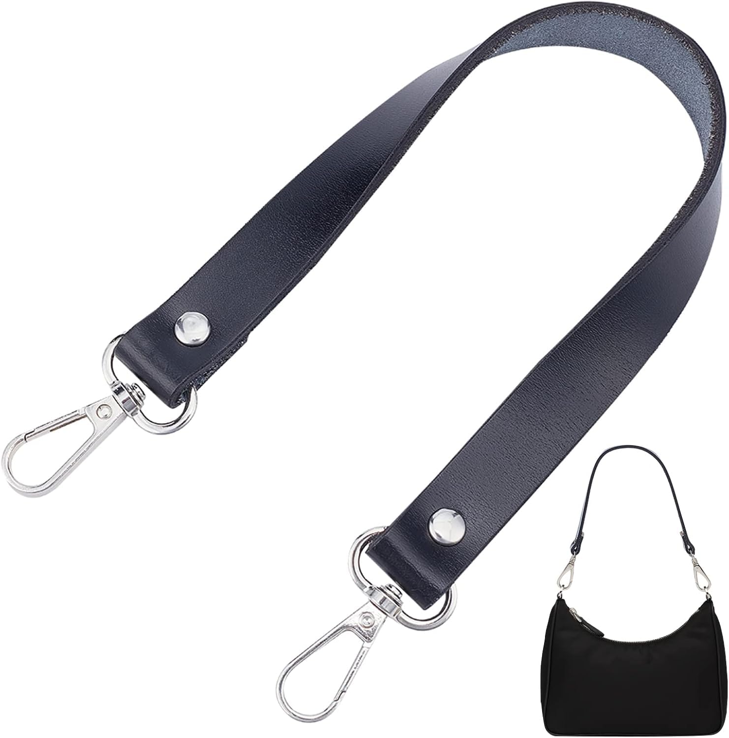 バッグ Synthetic Leather Rope Handle Bag Amazon.com: WADORN Leather Replacement Purses Straps, 13.7