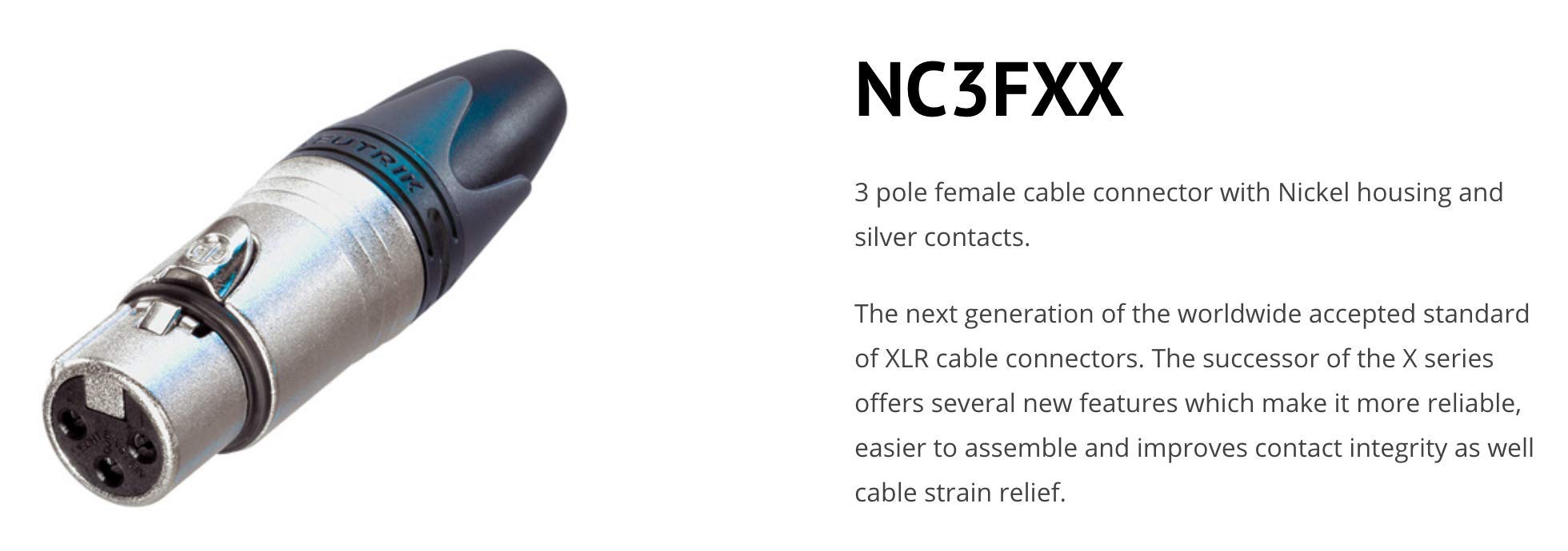 Sommer Cable Microphone Stage 22 Highflex équipé XLR 3 points male Neutrik NC3MXX / XLR 3 points femelle Neutrik NC3FXX, livré avec attache scratch, Noir (10m) Made in Germany by Sommer Cable
