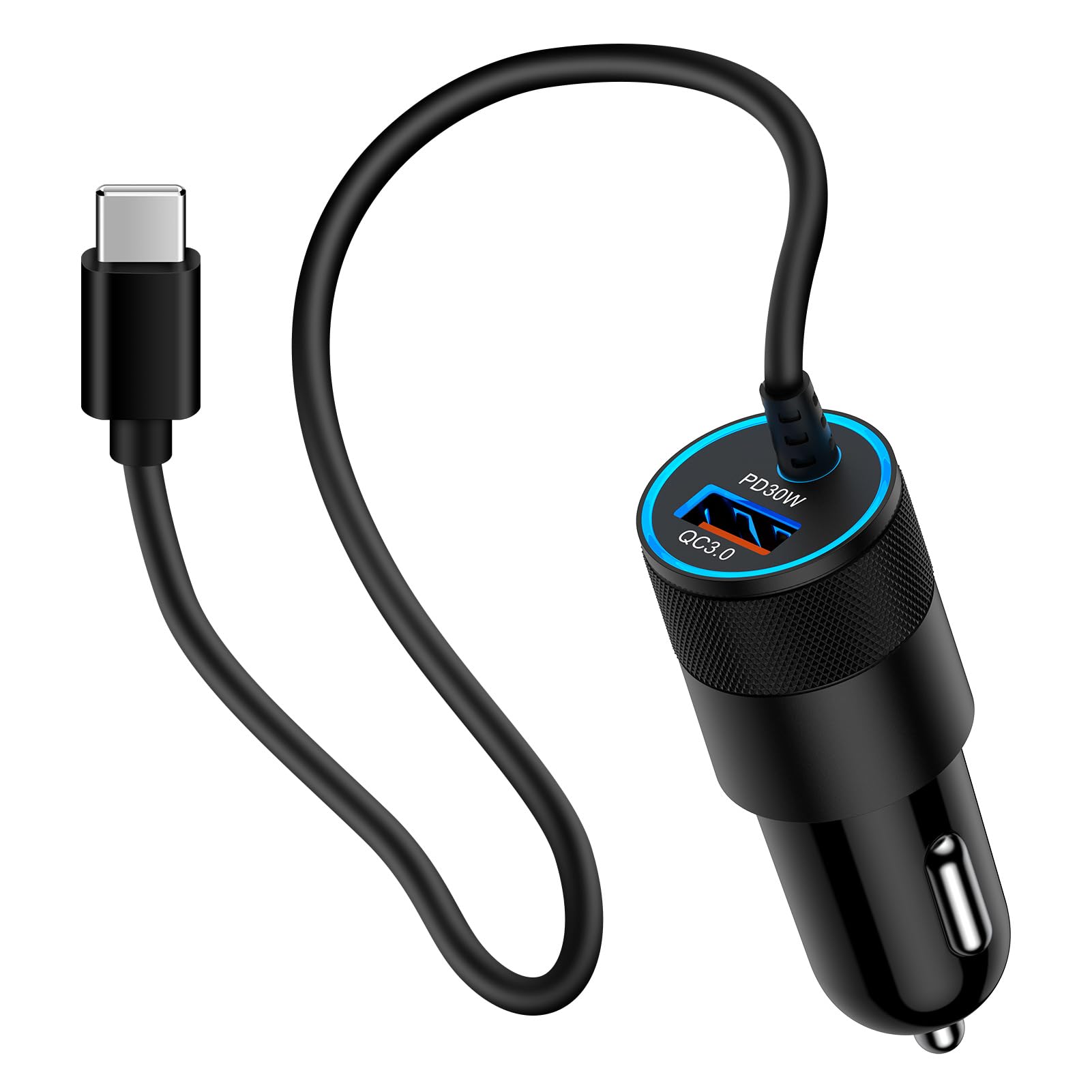 48W Fast Car Charger for iPhone 16/16 Pro Max/16Plus/16Pro/15,Type C Car Plug Adapter Android Phone Charger Car Cord for Samsung Galaxy A16 5G S24Ultra A15 A35 A54 S23 S22,Google Pixel 9 Pro XL 8a 7 6