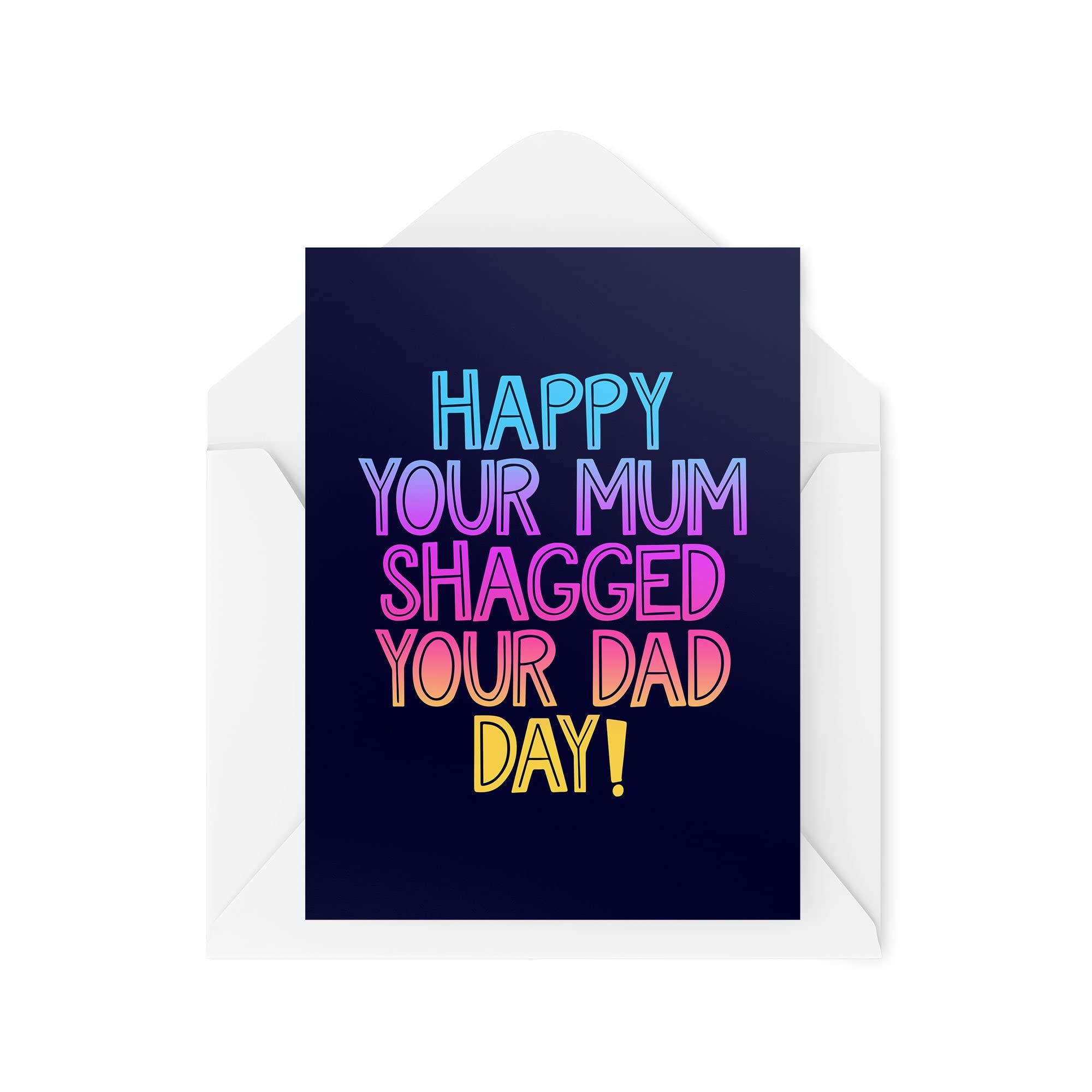 Funny Novelty Greeting Cards | Happy Your Mum And Dad Had You | Birthday Sibling Brother Sister Best Friend Banter Funny Joke | CBH1266