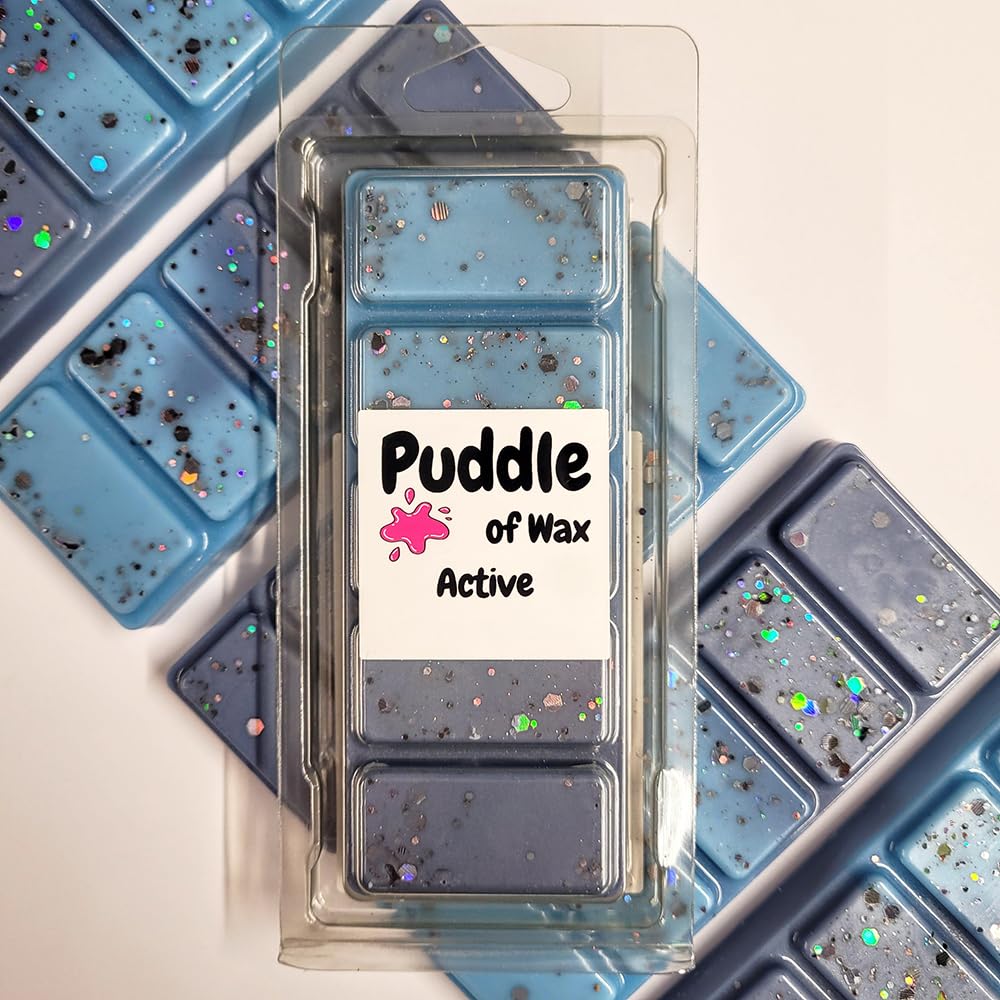 Puddle of Wax - Active Soy Wax Melt Snap Bar - 50g - Perfume Scent - Vegan Friendly - Made in the UK