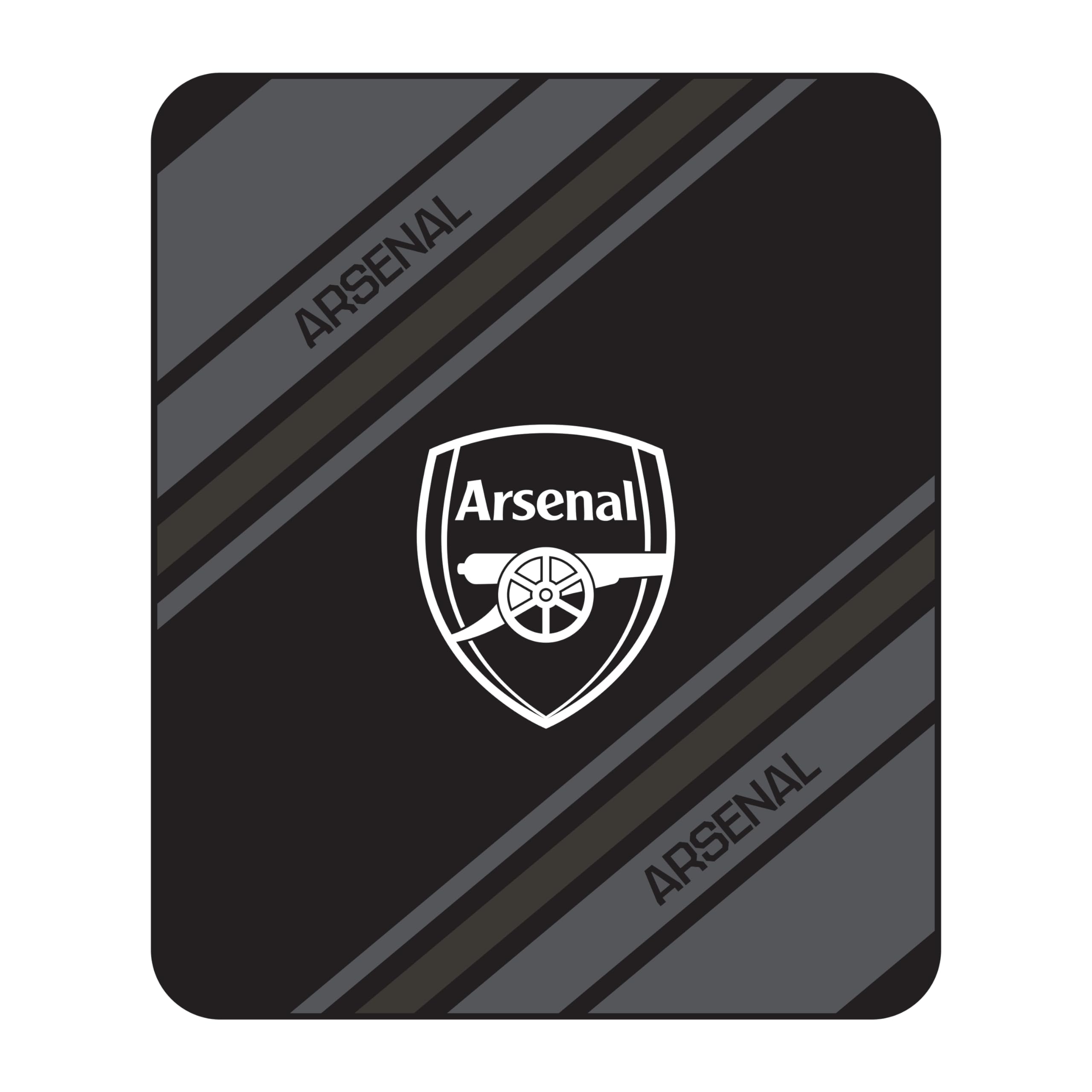 Arsenal FC Fleece Blanket Dark Rayz Gift Fan Official Licensed