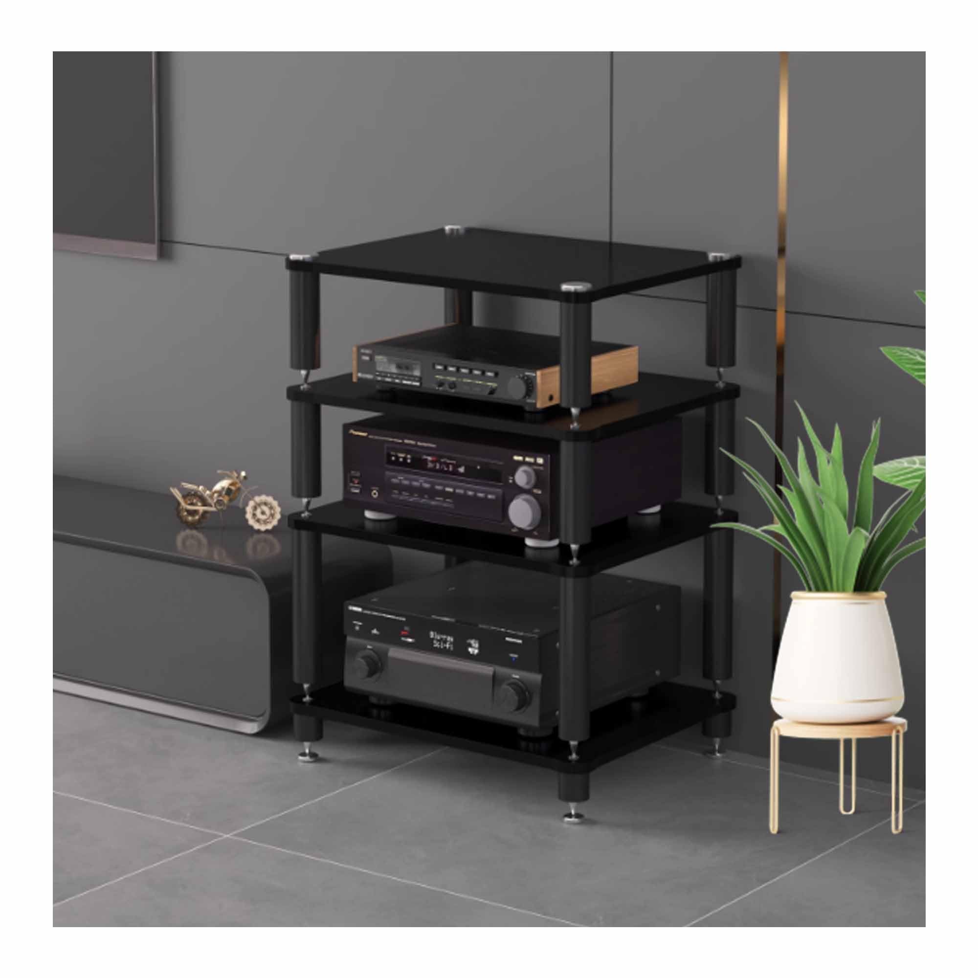 Estante amplificador de 60 x 48 x 80 cm que soluciona la falta de espacio para tus equipos HiFi