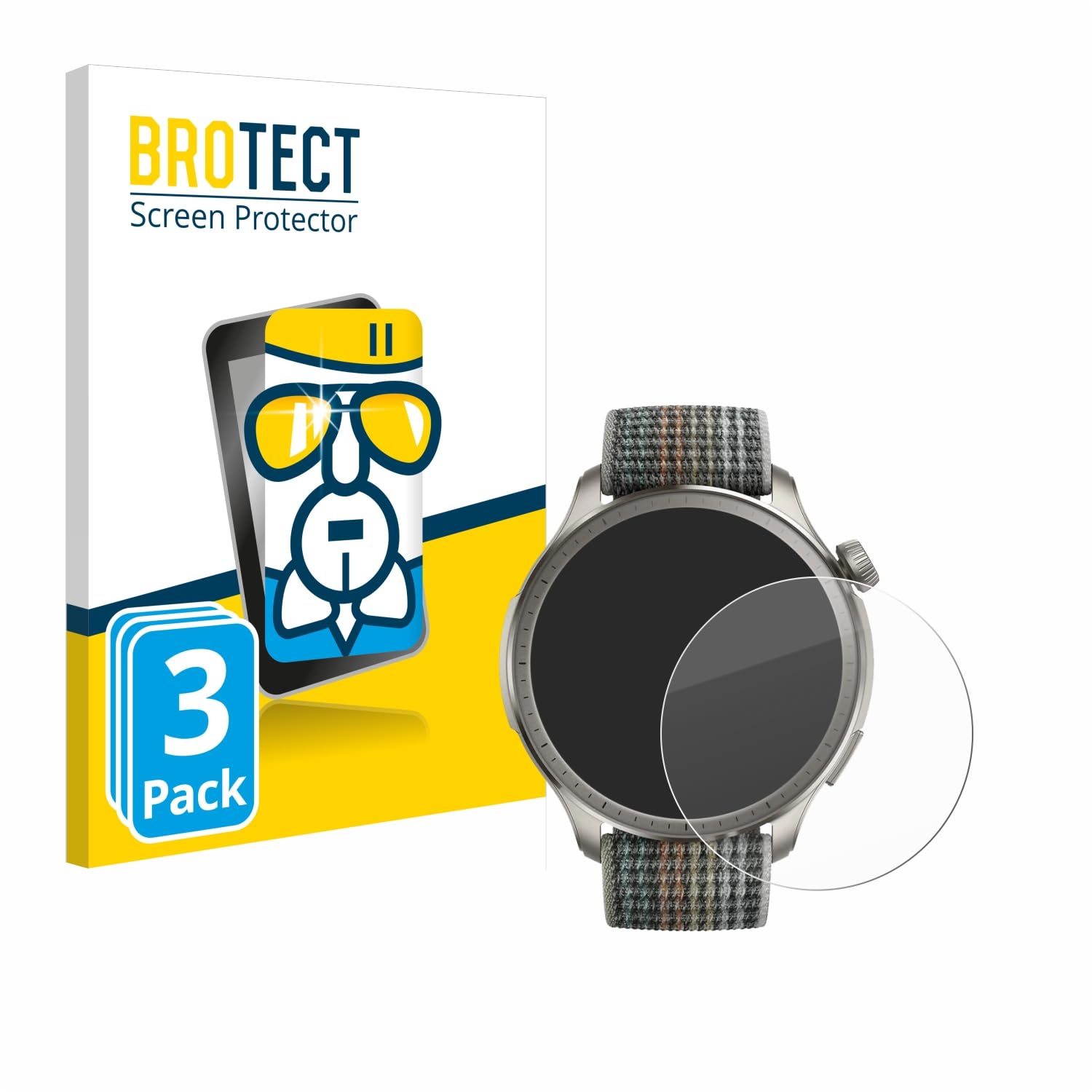 PELLICOLA PROTETTIVA 3MK Protezione Watch FlexibleGlass per Huawei Watch GT 6 46mm