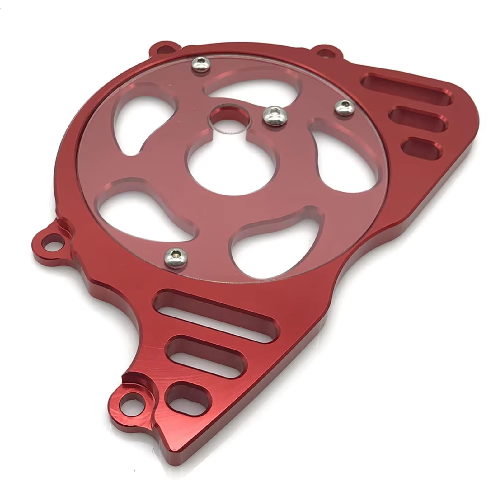 Copricatena per coperchio pignone moto per per Z1000 Coperchio pignone moto | Protegge dagli schizzi di sabbia e fango garantendo una guida stabile anche sotto la pioggia(Red)