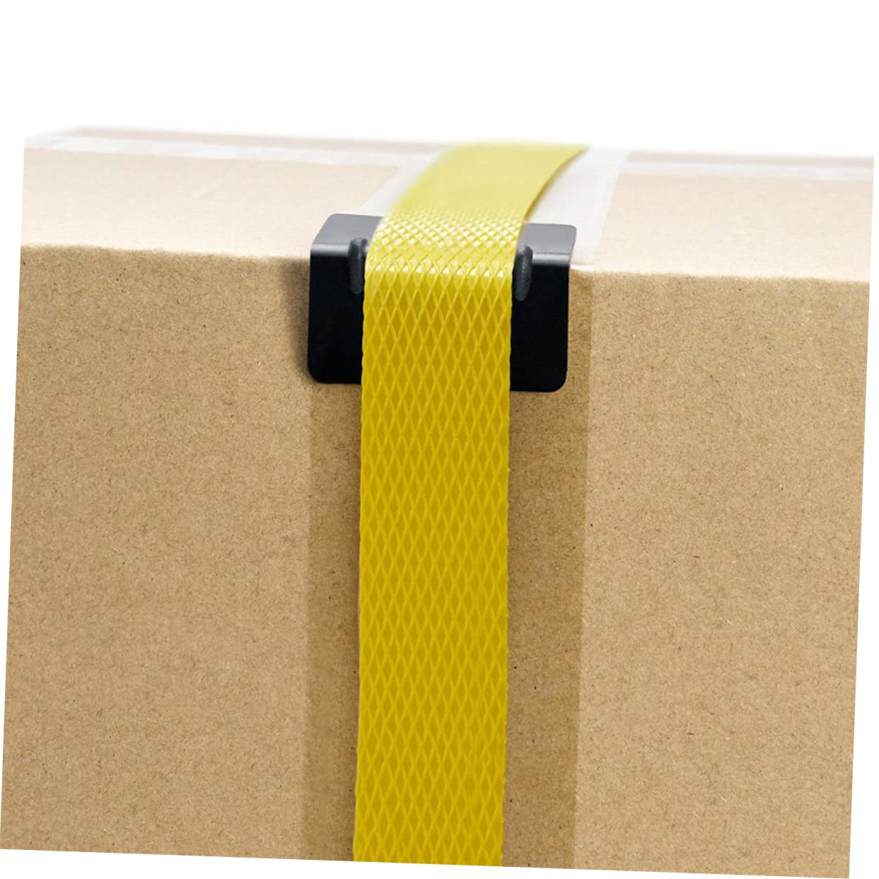 KICHOUSE 50pcs Black Plastic Corner Protectors Corner Guards for Furniture Glass Corner Protectors Shipping Corner Guards