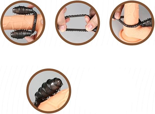 Anillo de pingüino vibrante, super elástico doble vibrador ...