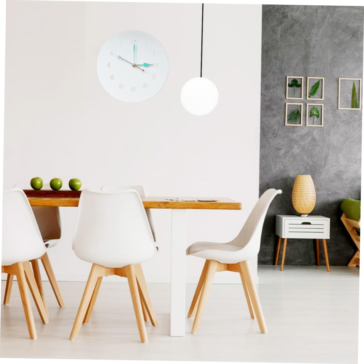 Jojofuny Paralume Sferico In Vetro Bianco Opale 25 Cm – Ricambio Per Lampade E Soffitti, Atmosfera Calda - 5