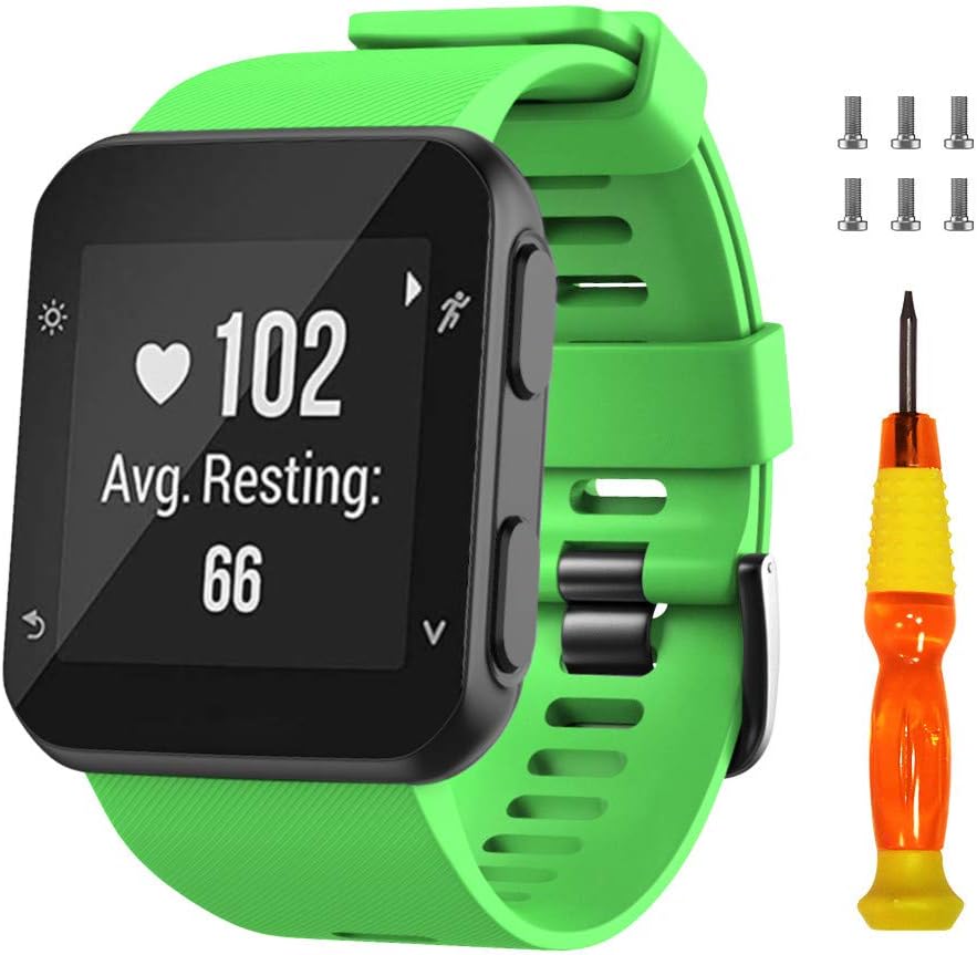 NotoCity for Garmin Forerunner 35 Band Soft Silicone Replacement Watch Strap Compatible with Forerunner 35 Smartwatch