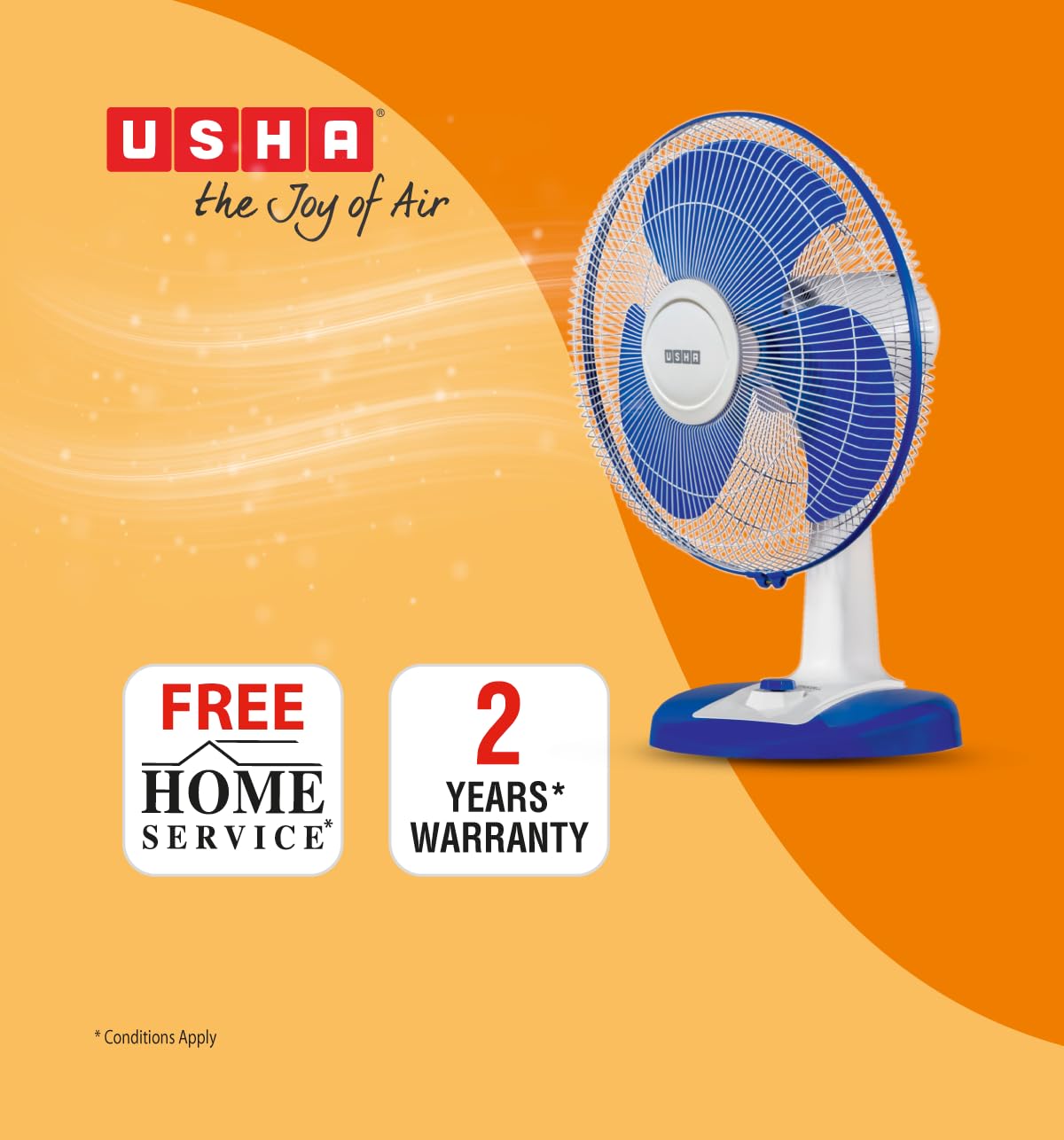 Usha TF Striker Plus HI Speed 400MM Blue