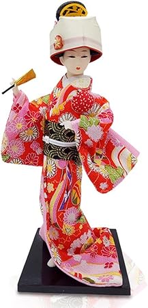Amazon 日本人形 結婚お祝い 和風人形 歌舞伎人形 舞踊人形 舞妓人形 芸妓人形 和風置物 インテリア 和風飾り物外国人へのお土産 誕生日のプレゼント 高さ H 30cm 横 W 13cm 奥行き D 13cm 民芸品 おもちゃ
