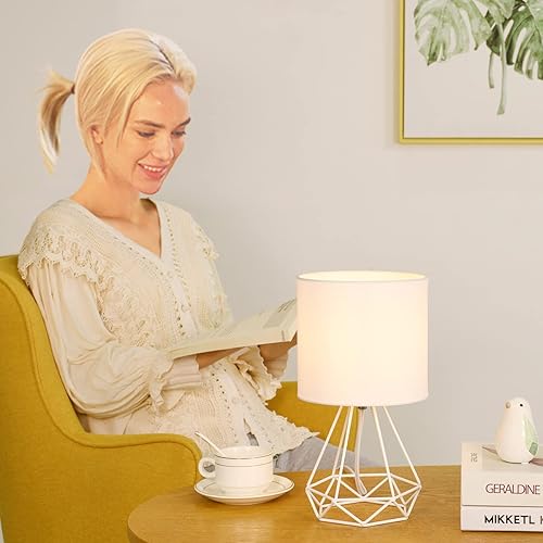 Miniatura 3 de Lampwell Lámpara de mesa pequeña SIM para sala de estar como lámpara de mesita de noche para dormitorio, lámpara de mesa moderna, lámpara de mesa