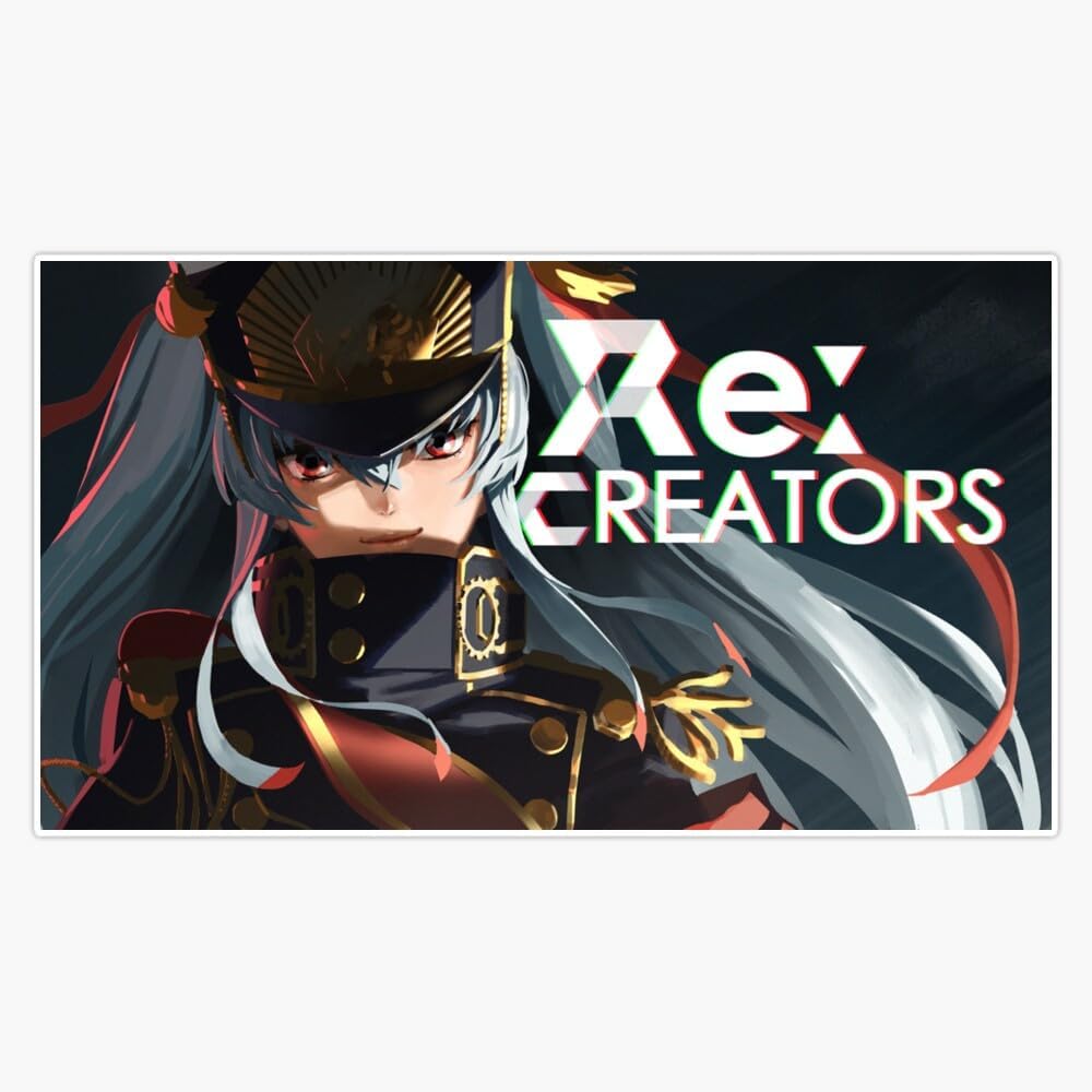 Altair (Re:Creators) Anime Character Military Uniform Blue Hair Sword Art Design for Fans Collectors Magnet Reusable Car Decal – Indoor & Outdoor Use – 5 Inch