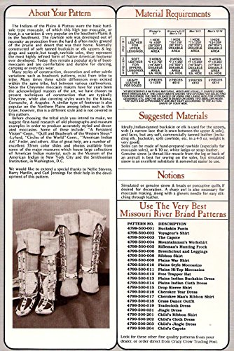 Plains Hi Top Moccasins Pattern No 4799 500 0112