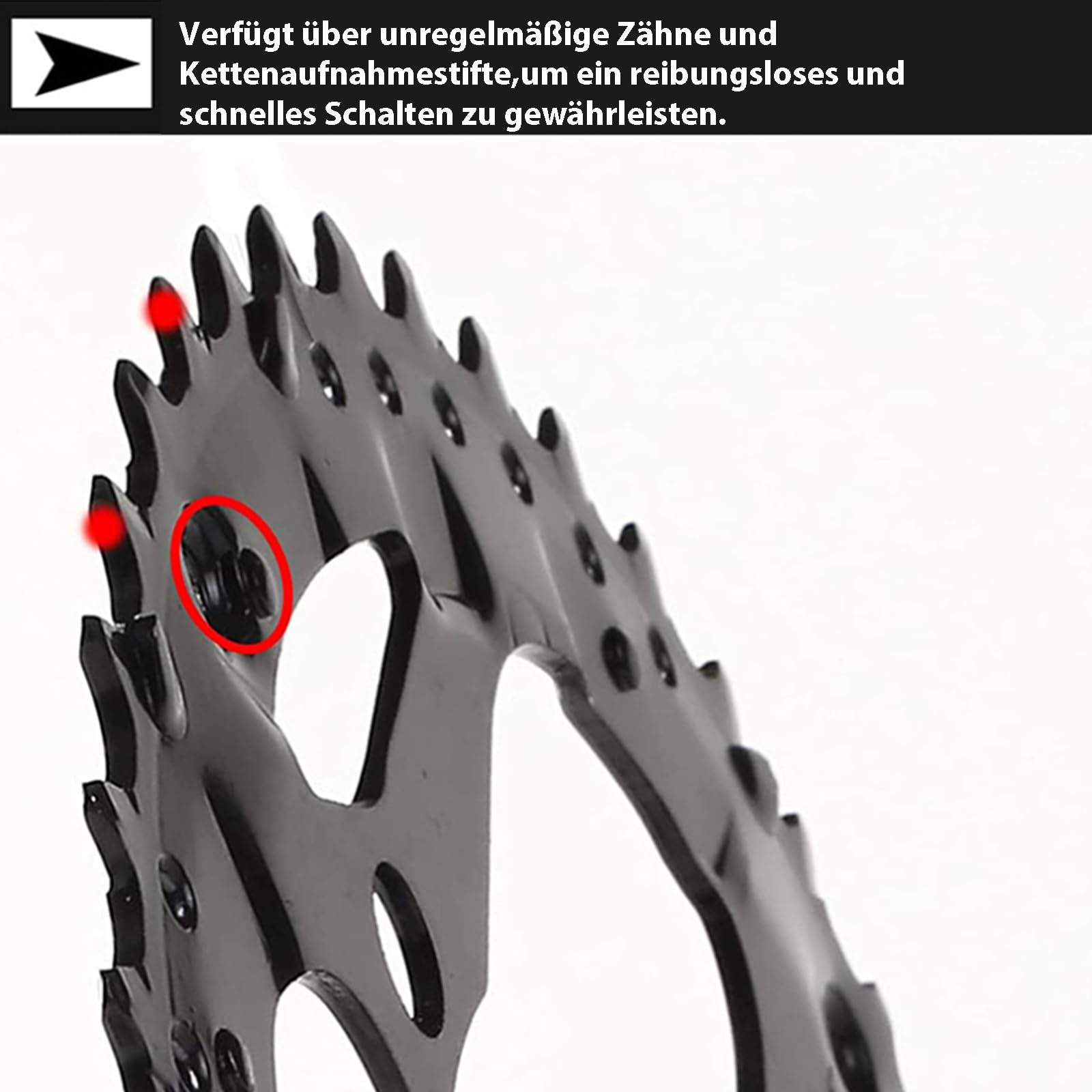 Set di 22/32/44t 104/64BCD, per bici da corsa 9/10/11 marce