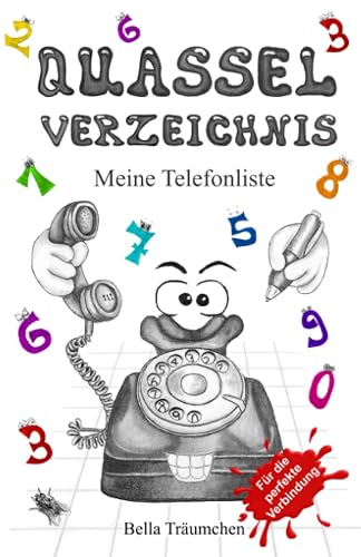 Quassel-Verzeichnis: Meine Telefonliste - Das lustige Telefonbuch mit Hard- oder Soft-Cover