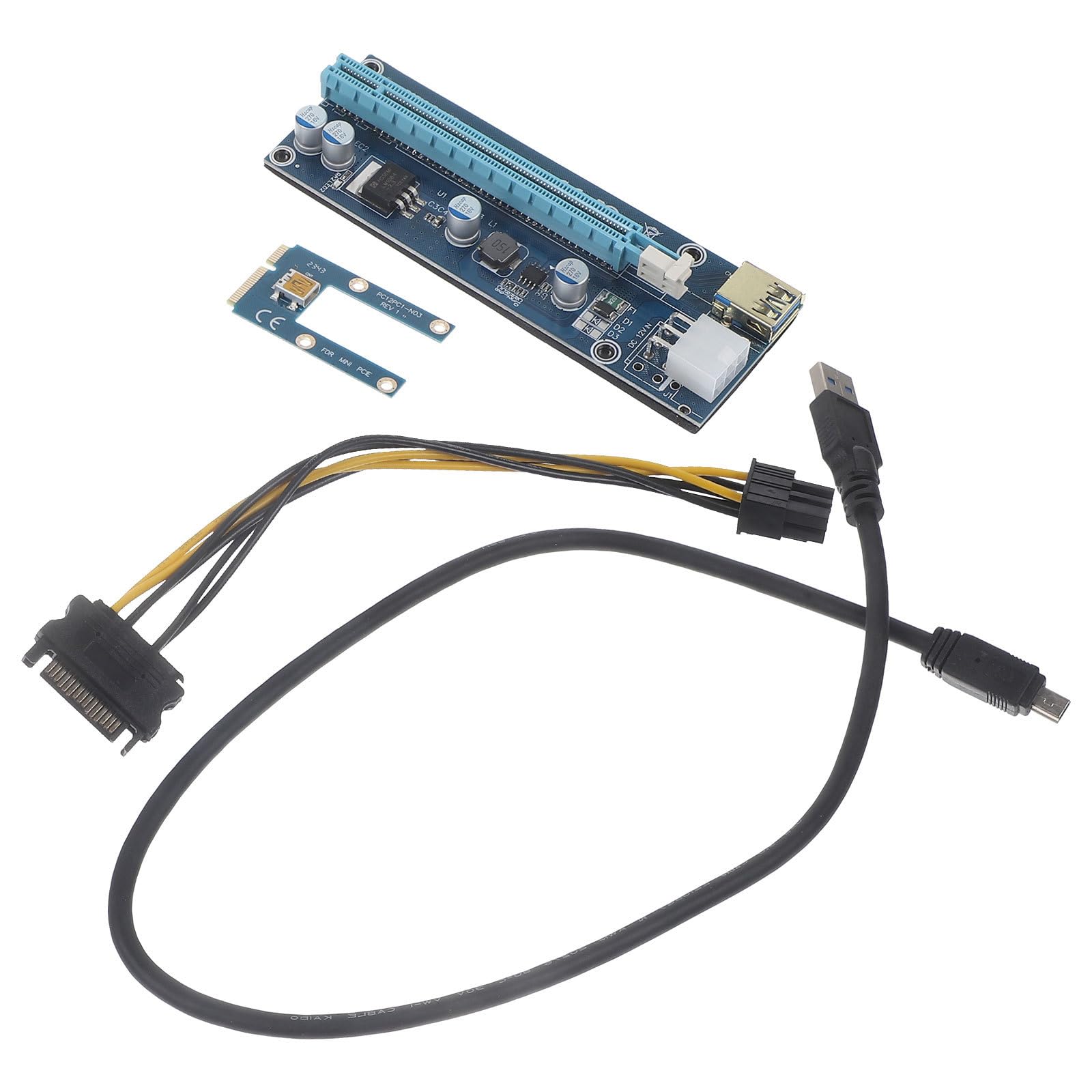 GPU externa para portátil mediante adaptador mini PCI-e a PCI-e X16 BESPORTBLE 8