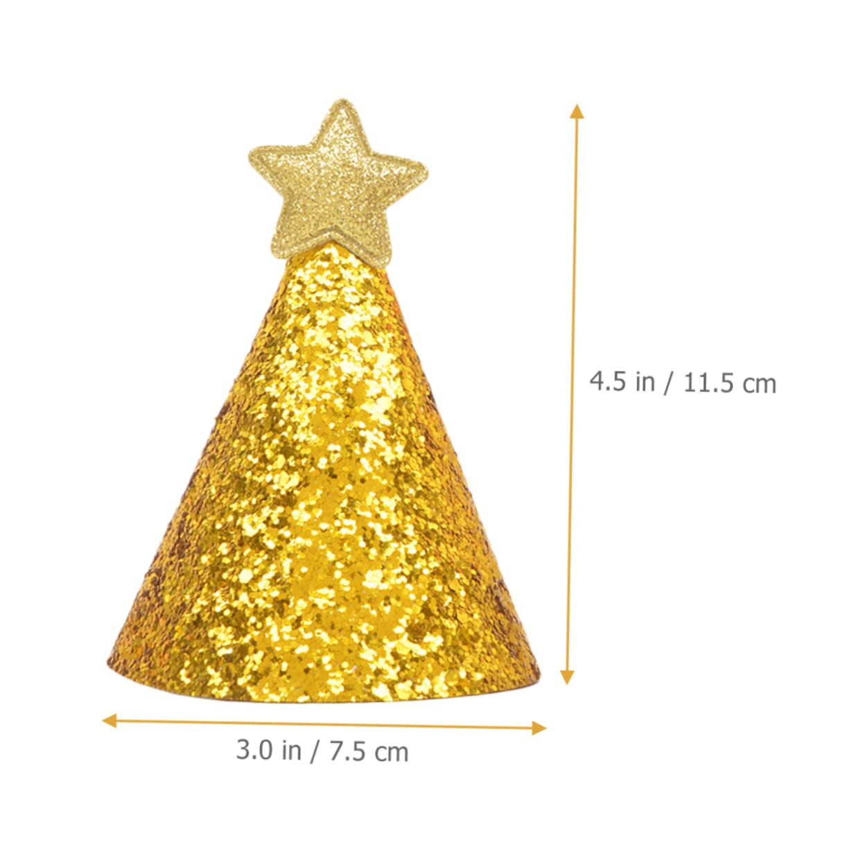 KOMBIUDA 3 Sets Modischer Geburtstagshut Für Mädchen Partyhut Für Kinder Bezauberndes Design Für Den Einsatz 12 Stück * 3