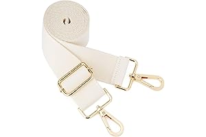 Wide Shoulder Strap (Solid), Adjustable Replacement Belt for Canvas Crossbody Bags