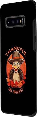 Miniatura 2 de Galaxy S10+ GIS Analyst Funny Thanksgiving Turkey & Fall Case