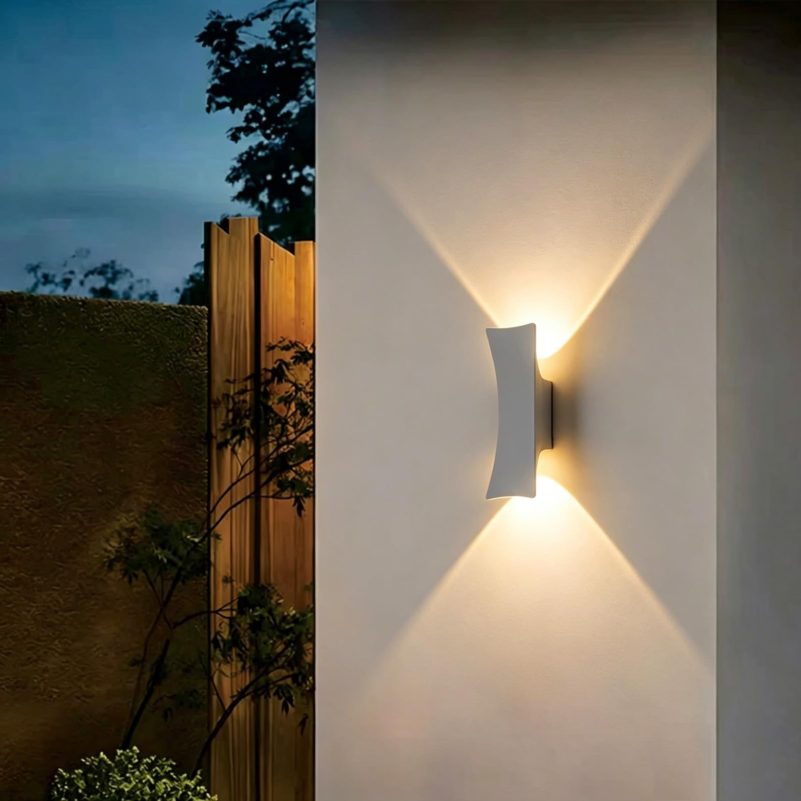 SDUYTDG LED Outdoor Wall Lights Exterior/Interior, Up and Down Lights IP65 Waterproof Wall Sconces, Aluminum Outdoor Lighting Fixtures for Garage House
