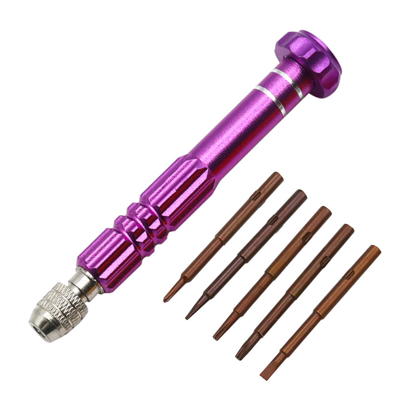 5 in 1 Screwdriver Disassembly Set Suitable for Computer Glasses Clock Maintenance Household Electronics and Home Repair Outdoor Camping Tool