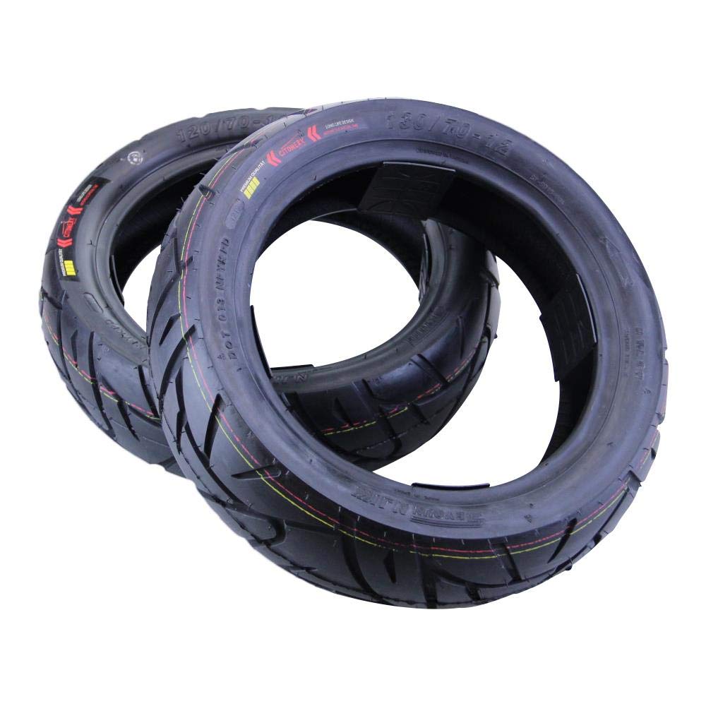 Sommer Reifen Set Vorne + Hinten (120/70-12 + 130/70-12)