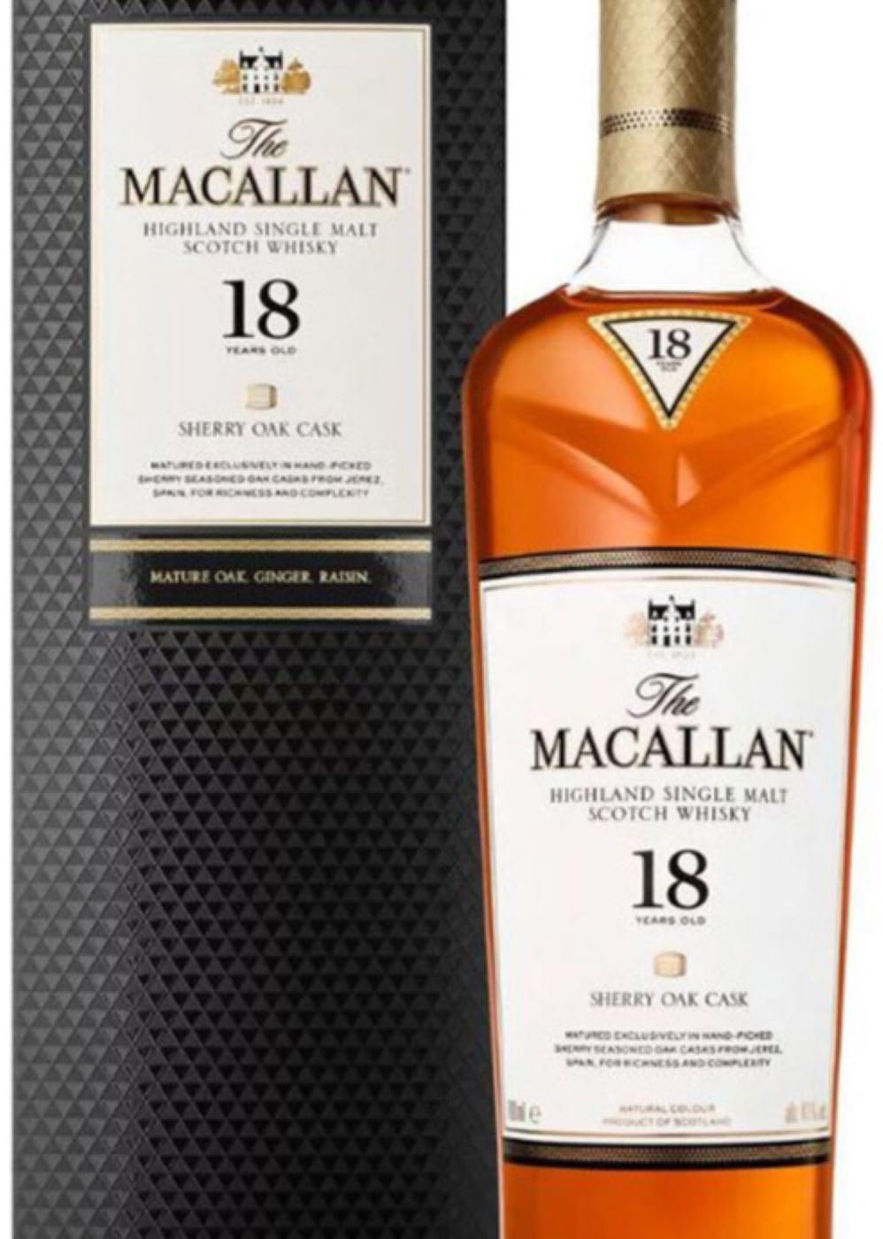 Amazon.co.jp: ザ マッカラン 18年 シェリーオーク 43度 700ml The 