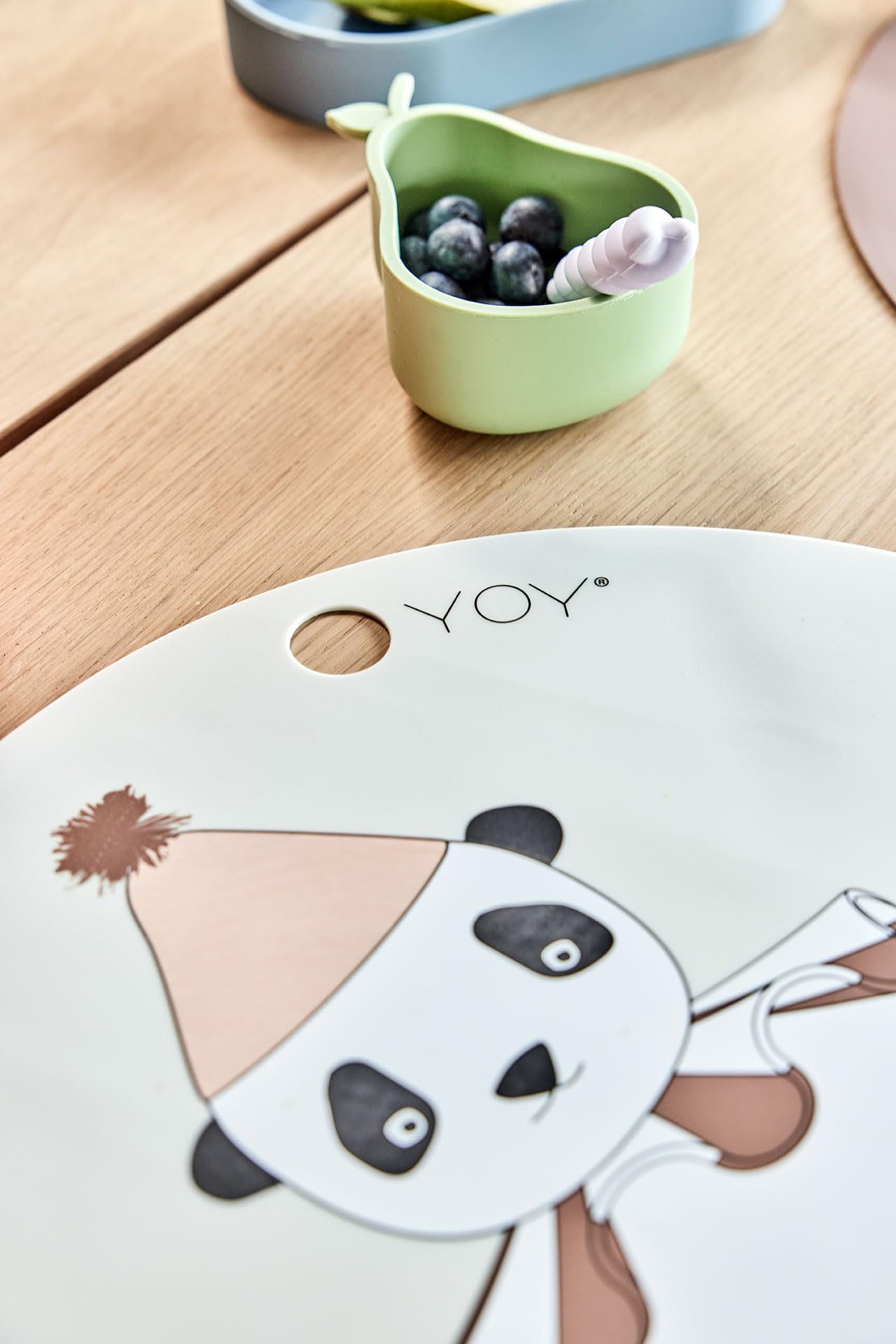 OYOY M107495 set de table Rond Beige, Noir, Marron, Blanc 1 pièce(s)
