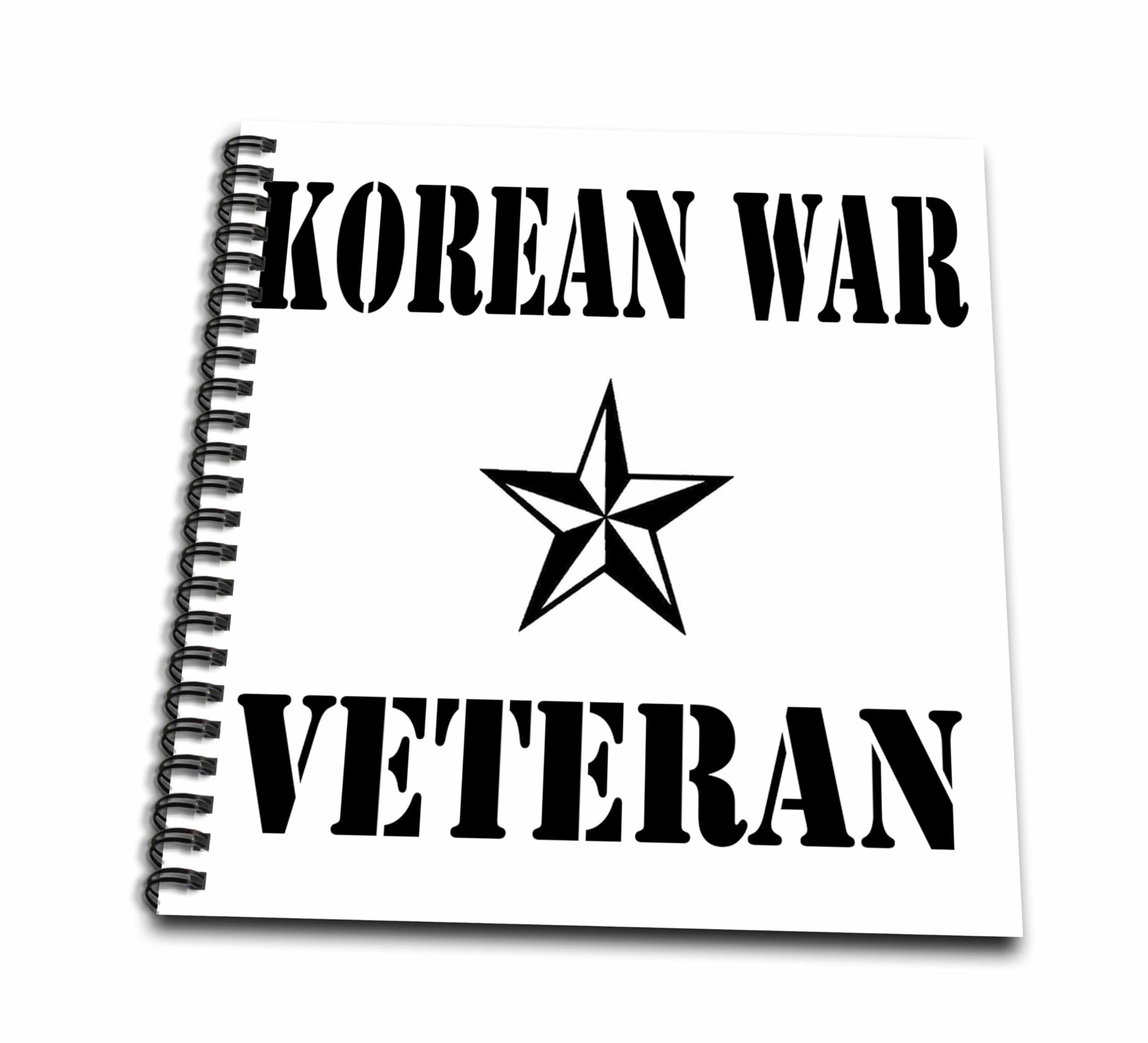 Livre de mémoire guerre de Corée 3dRose DB 110014 2 album photo scrapbooking noir blanc
