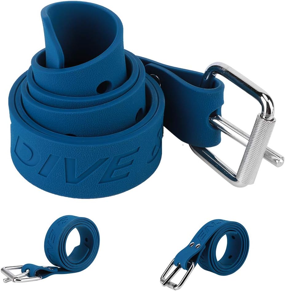 Pilipane with Quick Release Buckle Adjust Size Stainless Steel Buckle Ideal for Diving, for Long-Lasting Diving Weight Webbing Waist Belt, Snorkeling, and Water Sports (潜水腰带)