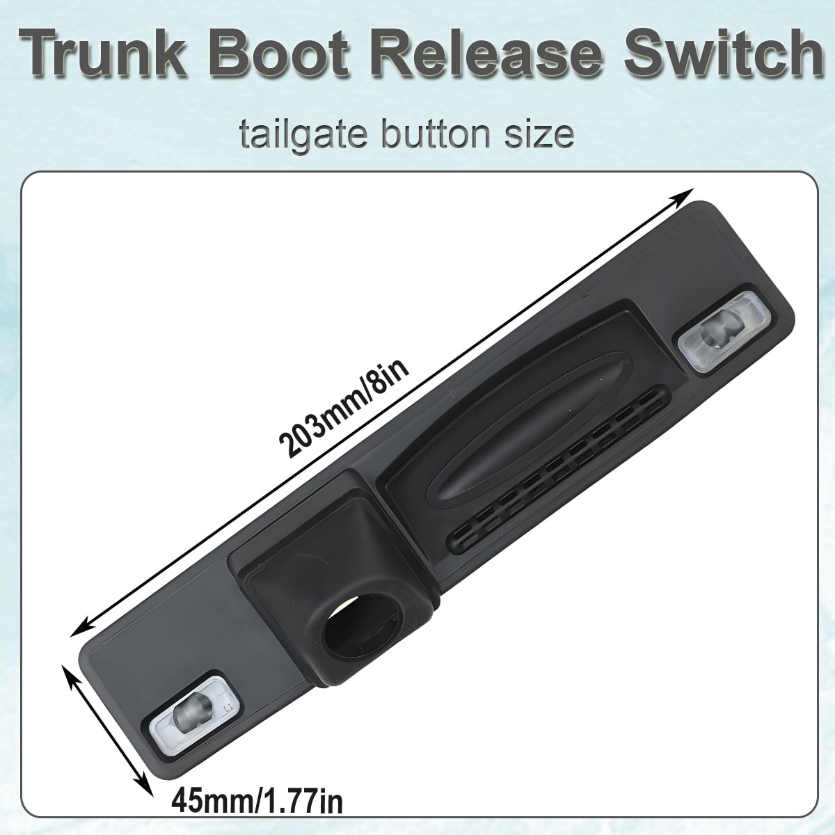 ZAMODE F1EB-19B514-BE uchwyt bagażnika samochodowego do Ford Focus ST 2012-2018 Hatchback Wymiana przełącznika uchwytu bagażnika Przycisk przełącznika tylnej klapy F1EB19B514BE