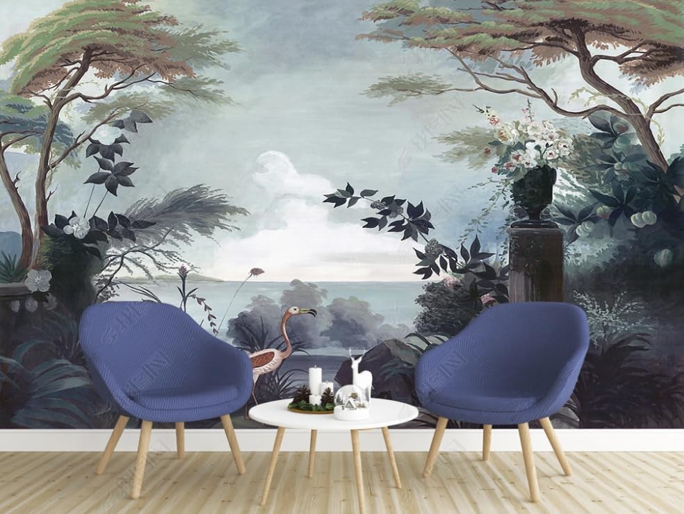 Poster géant mural jungle intissé facile à poser 450cm - 3