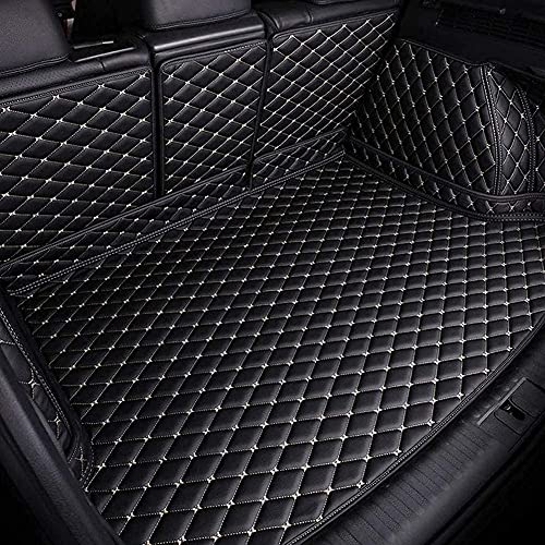 GuoYo Tapis de Coffre en Cuir Voiture pour MG ZS 2019 2020,Imperméable Antidérapant Anti-Rayures Coffre Arrière Liner Cargo Couverture Mat Style Accessoires Cover