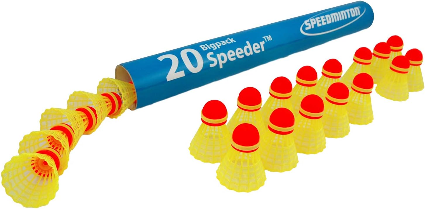 Speeder Big Tube Match 20pcs Adult Unisex Flywheel, Yellow, 40