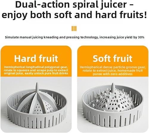 Miniatura 2 de Exprimidor de cítricos recargable por USB, portátil y manos libres para jugo de limón naranja fresco, mini exprimidor eléctrico fácil de limpiar
